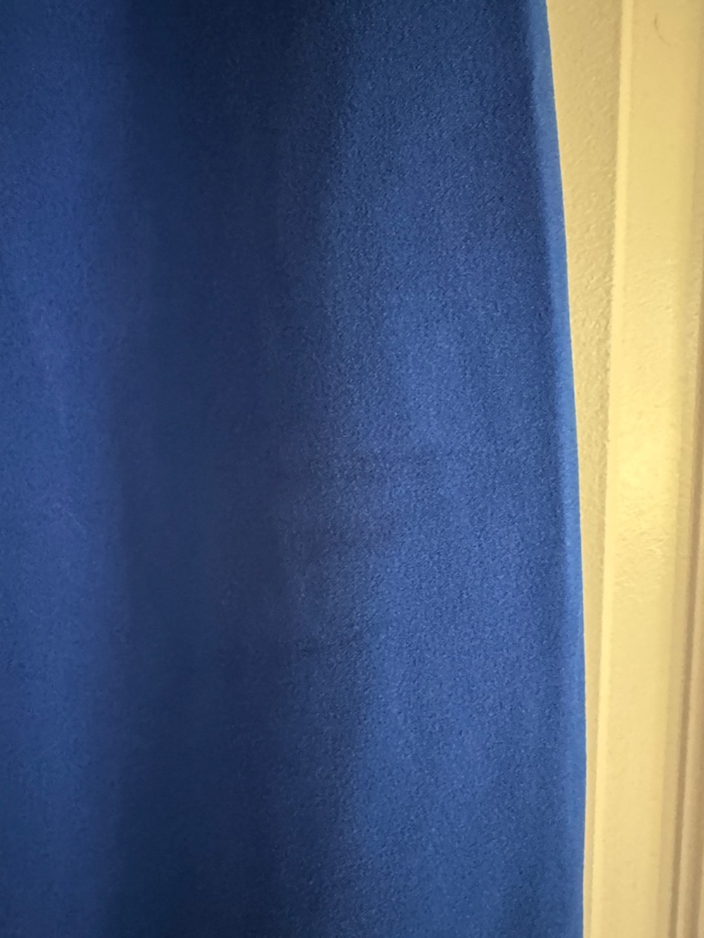 Calvin Klein Blue Sheath Dress 8 Ruffle Sleeve Career Cocktail - Picture 6 of 7